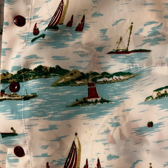 XS button down sleeveless dress shirt - Picture 3 of 3